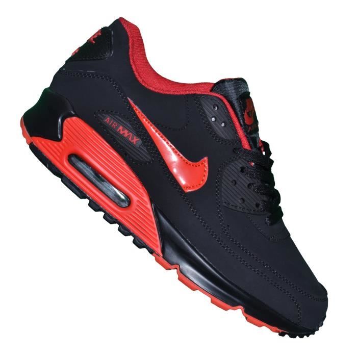 nike requin rouge et noir